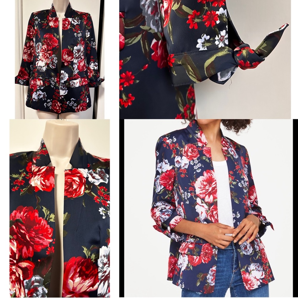 Flower Navy Blazer - image 1